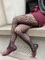 Leopardo - Collant Fantaisie impression Leopard - Veneziana