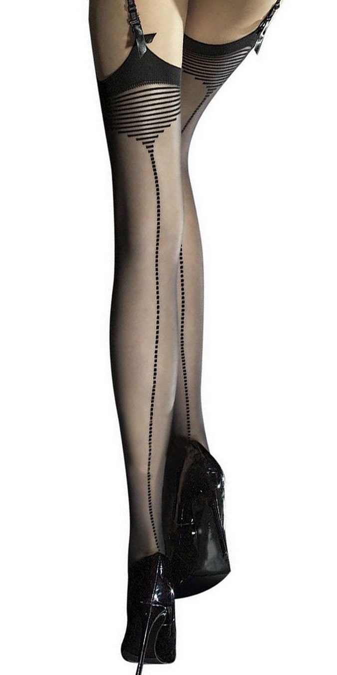 Bas Résille Pour Porte-jarretelles - Taille Unique, Plusieurs Coloris Dispo