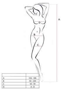 Bodystocking Sexy Femme illusion Guêpière - BS056 Passion