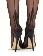 Memphis Heel - Bas Couture Grandes Tailles Nylon Chair - Gio