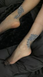 Bas Fantaisie Autofixant Motif illusion Tatouage - Ballerina 535