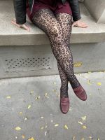 Leopardo - Collant Fantaisie impression Leopard - Veneziana